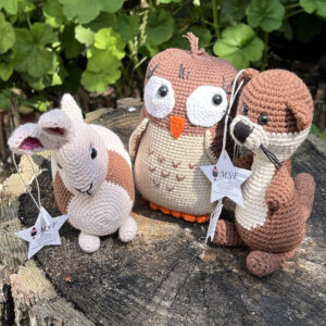 Buy all THREE ANIMALS - BUNNY, OWLET & OTTER-PUP!